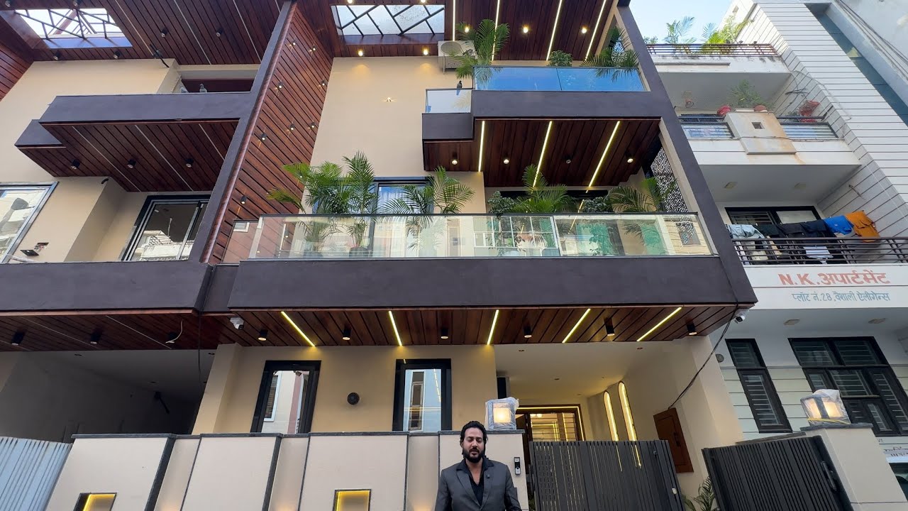 Vaishali Nagar Gandhi Path West Triplex Ultra Luxury Villa Tour | 5BHK+Home Theatre+Jacuzzi|₹3.21 Cr