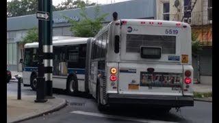 Mta 2002 New Flyer D60Hf Galaxy Articulated 5519 Bx41 Bus