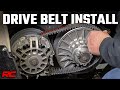 Installing CVT Drive Belt