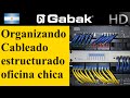 Instalación de rack puestos de trabajo y organización de cables de red