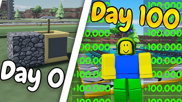 Spending 100 Days Making BILLIONS In BLOCK TYCOON (FULL MOVIE)