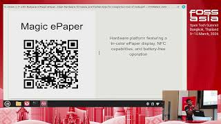 LED Badge and Magic ePaper: Open Hardware, Firmware, and Flutter Apps for GSoC, Padmal #FOSSASIA2026