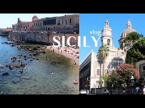 Italy sicily vlog 시칠리아 여행 | 시라쿠사&카타니아&이솔라벨라(시장 맛집, 수영하기 좋은 해변)