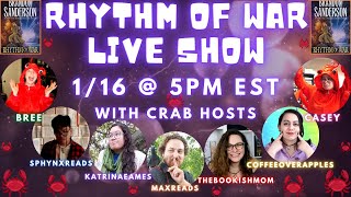 RHYTHM OF WAR (+ DAWNSHARD) LIVE SHOW! @BooksBeforeDeath