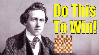 Paul Morphy Plays 13 Direct Threats in this 20 Move Miniature!