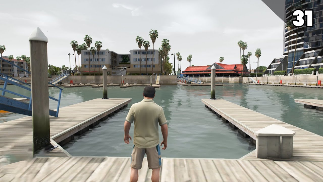 Michael’s New Marina & Garage Visit 🚤🔥 | GTA 5
