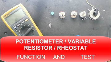 #156 Potentiometer, Variable Resistor, Rheostat Function and Testing Haseeb Electronics