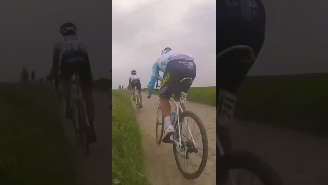 😱Cycling Madness at Paris-Roubaix 🤕 Part 1 | 