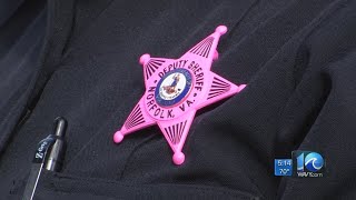 Pink patches have personal meaning for Norfolk Sheriff's Office