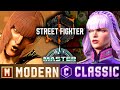 Modern vs classic  street fighter 6  modern marisa modern ken manon modern luke kimberly