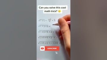 Only Genius Can Solve This Cool Math Tricks #shorts #shortvideo