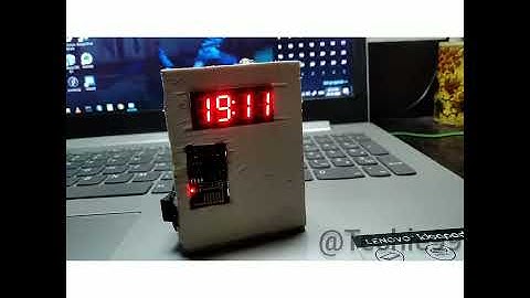 Digital Clock Using ESP8266 || ESP01 || 4 Digit 7-segment Module || TM1637