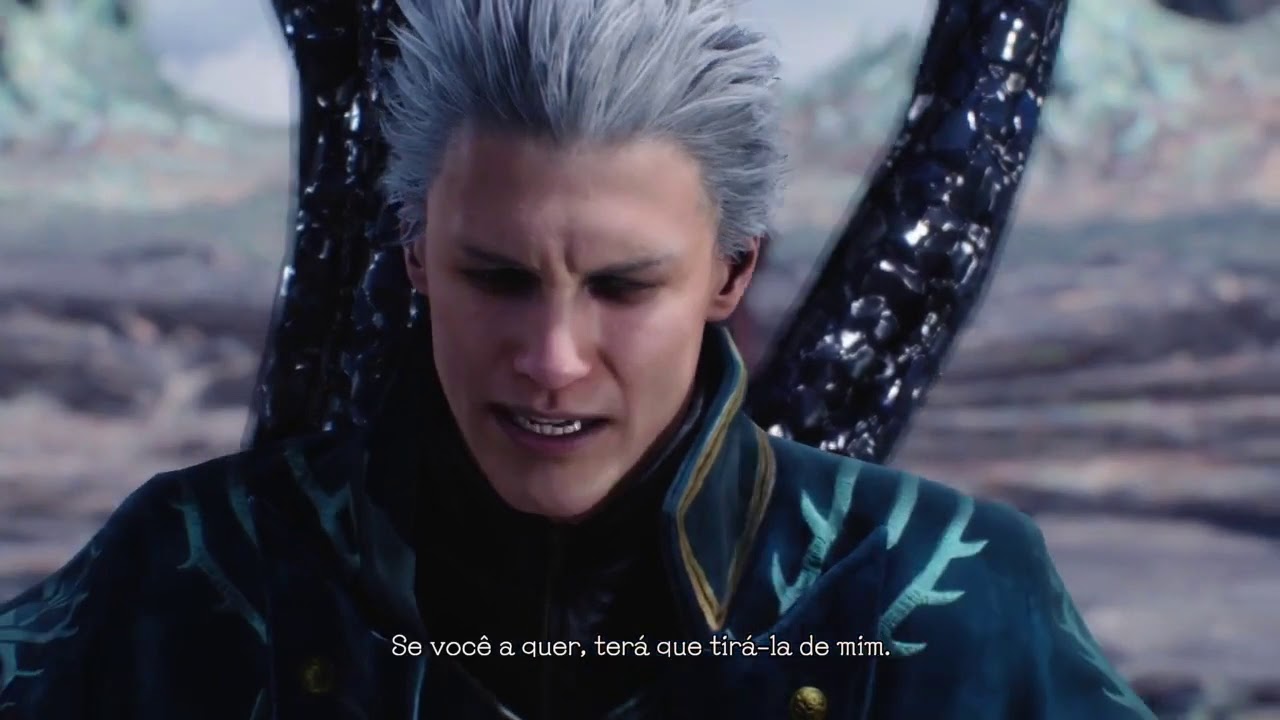 Revelação de Vergil - Cena dublada em português de Devil May Cry 5 - REVIL