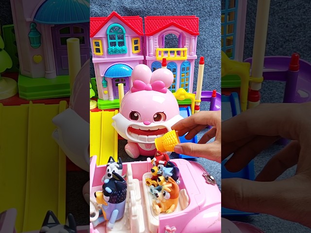 Satisfying with Unboxing & Review Bluey Playset Toy ASMR #toys #bluey #shorts
