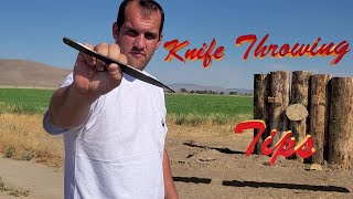 No spin knife throwing (how I control different knives)