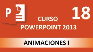 Curso PowerPoint 2013. Animaciones I. Vídeo 18