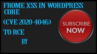 WordPress Exploit_0Day Core CVE 2020 4046 to RCE