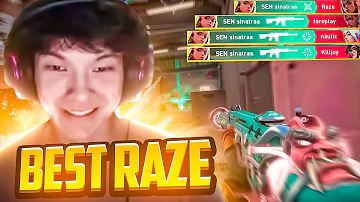 WHAT THE BEST RAZE IN VALORANT LOOKS LIKE !!! (40 KILLS!) | SEN Sinatraa