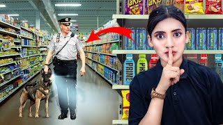 I Hid In A MALL Secretly For 24 Hours Challenge | * gone wrong 😭 * | SAMREEN ALI