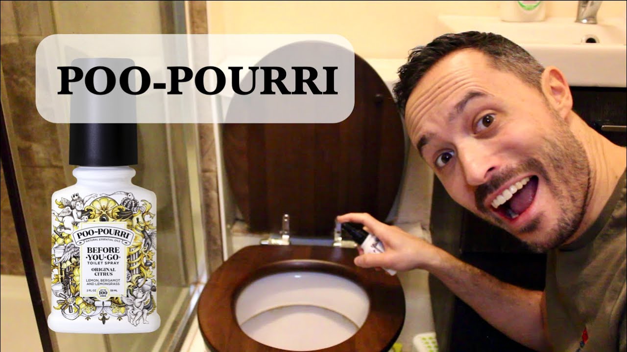 POO-POURRI - toilet spray that traps your poop smell