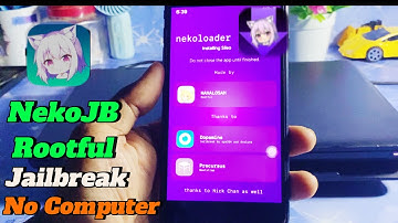 NekoJB Rootful Jailbreak iOS 15.8.2 - iOS 15.0 without Computer nekoloader install Sileo Tweaks