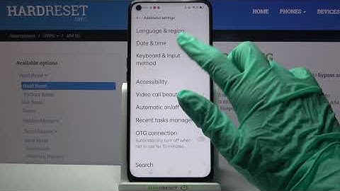 How to Enter Text Correction Options in OPPO A54 5G – Open Input Settings