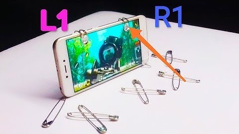 FOURTH FINGER PUBG BUTTON AMAZING IDEA BIKIN TOMBOL L1 R1 PUBG BUTTON FROM SAFETY PIN