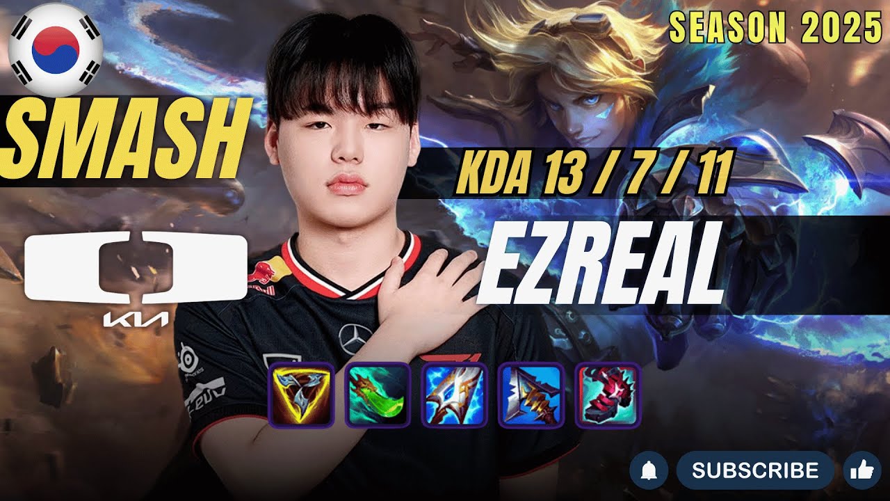 DK Smash EZREAL vs APHELIOS ADC - Patch 25.24 KR Ranked | lolrec