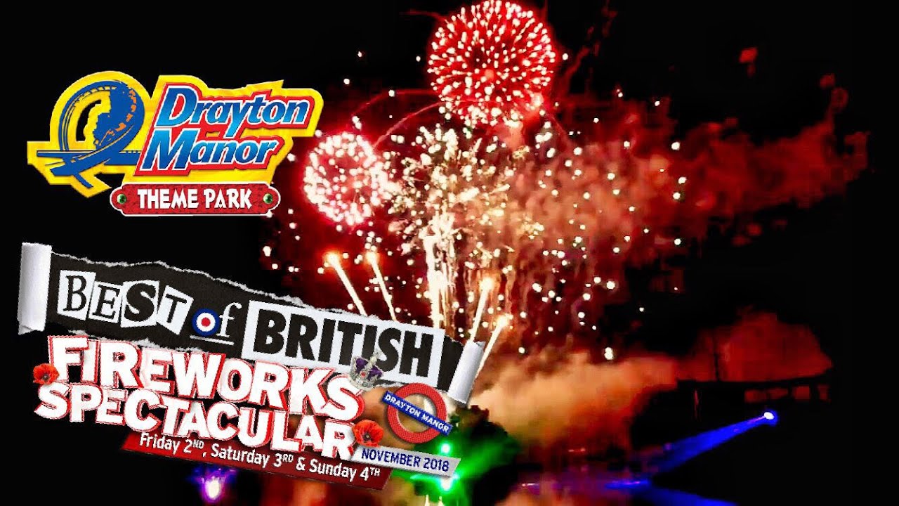 Drayton Manor Fireworks 02/11/18 (full display) YouTube