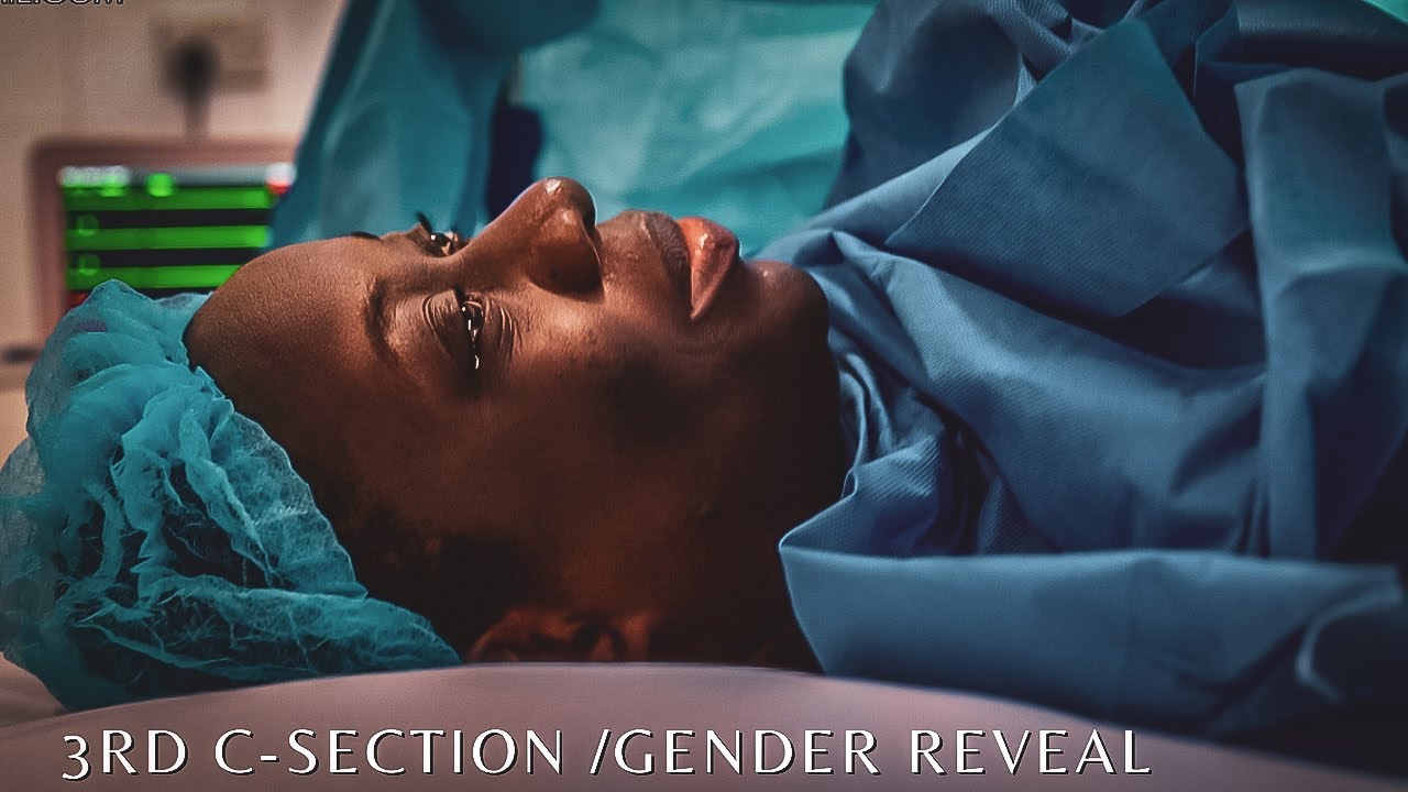 LIVE BIRTH VLOG | 3rd C-Section | Final Gender Reveal ! C-Section in ...