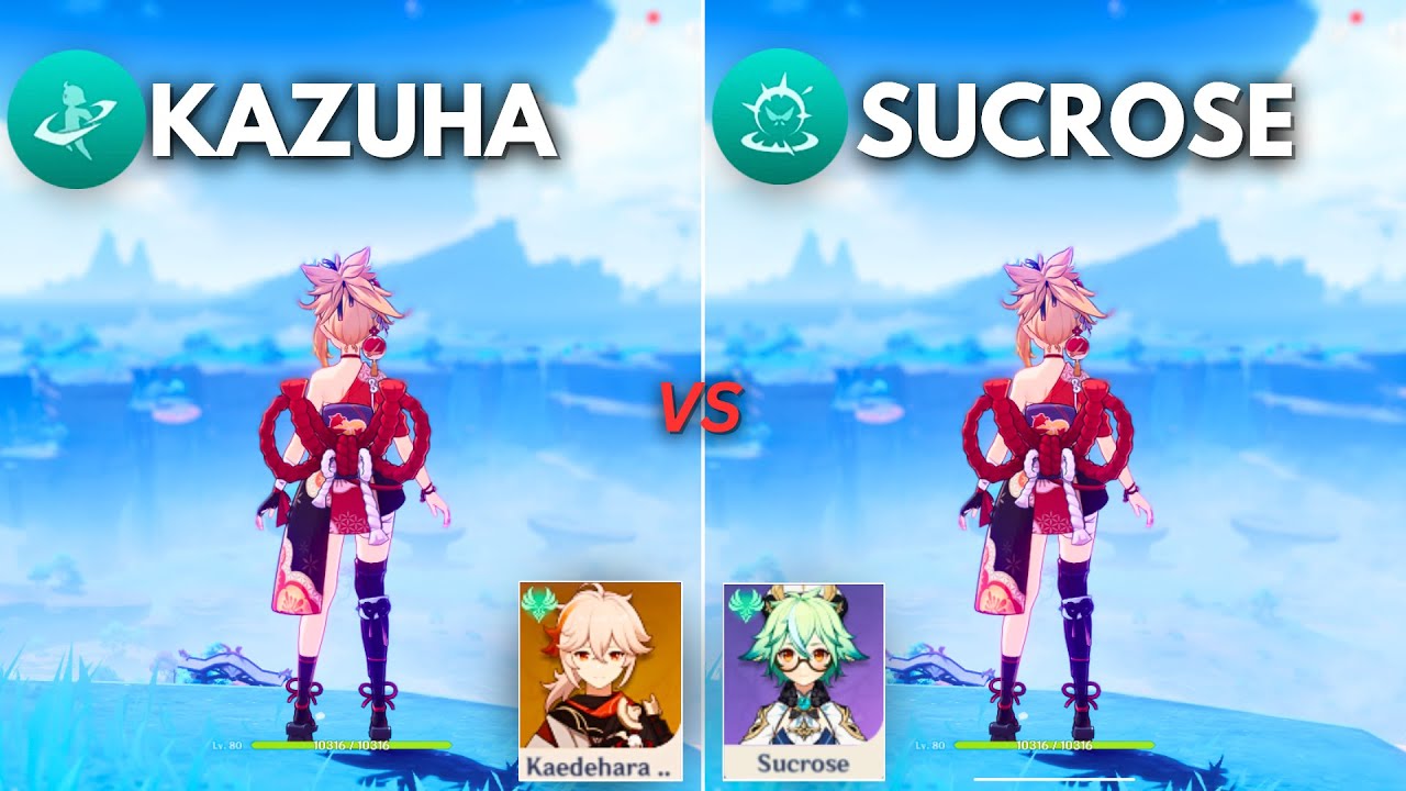 C0 Kazuha vs C3 Sucrose ! Best Anemo Support for F2P Yoimiya?? [ Genshin Impact ]