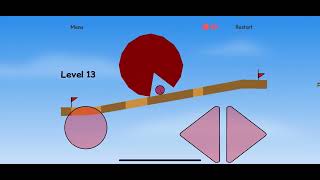 Я играю Rouje Ball (Red Ball) part 1