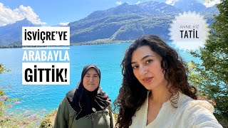 Annemle Arabaya Atlayip İsvi̇çre’ye Gi̇tti̇k 😂🇨🇭 Road Trip Vlog