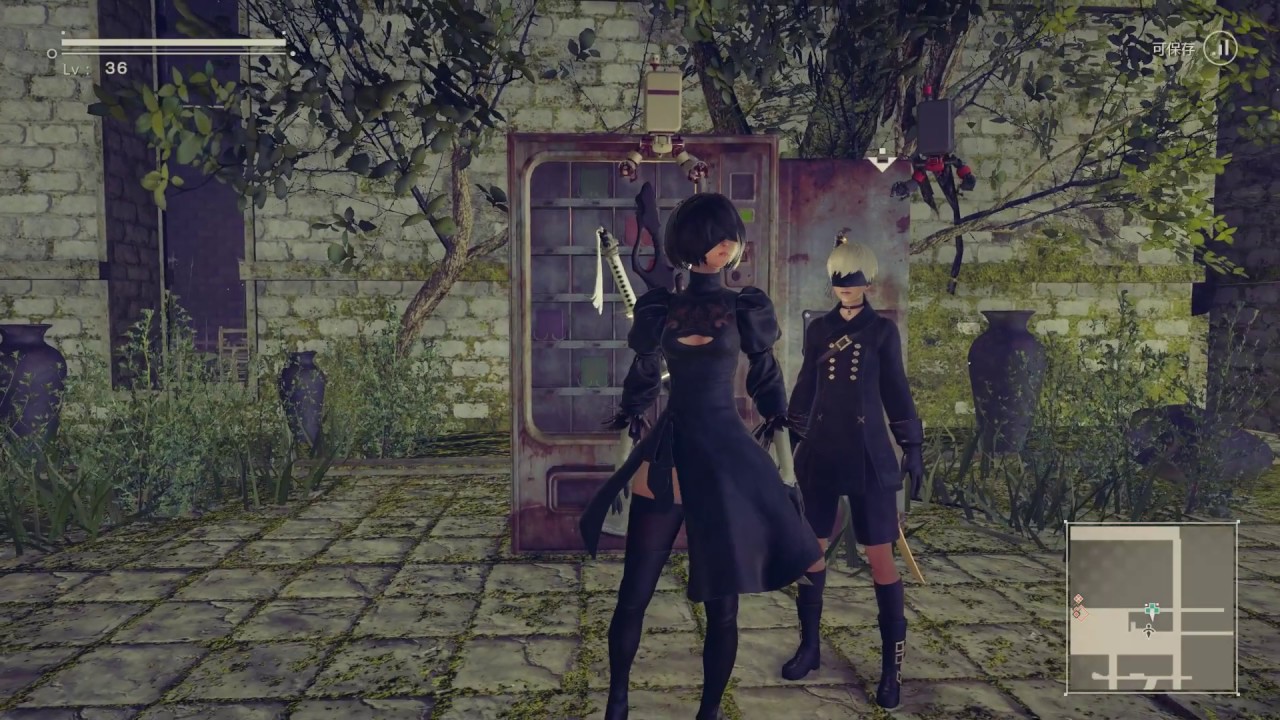 Nier Automata 尼爾 自動人形收集材料強化武器和 2b 気まぐれ３ 1080p60 Youtube