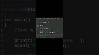#18 | Computer programming Knowledge | Basic coding Exercise 19 #shorts #clanguage