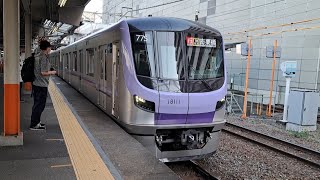 東京メトロ半蔵門線18000系18111F急行南栗橋行き西新井駅到着(2023/5/17)