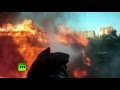 От первого лица: тушение горящего дома в Омске