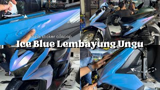 Wrapping Skotlet Fullbody Beat Ice Blue Lembayung Ungu