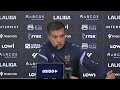 RUEDA DE PRENSA de LUÍS CASTRO previa al encuntro ante el Valencia CF (J24)