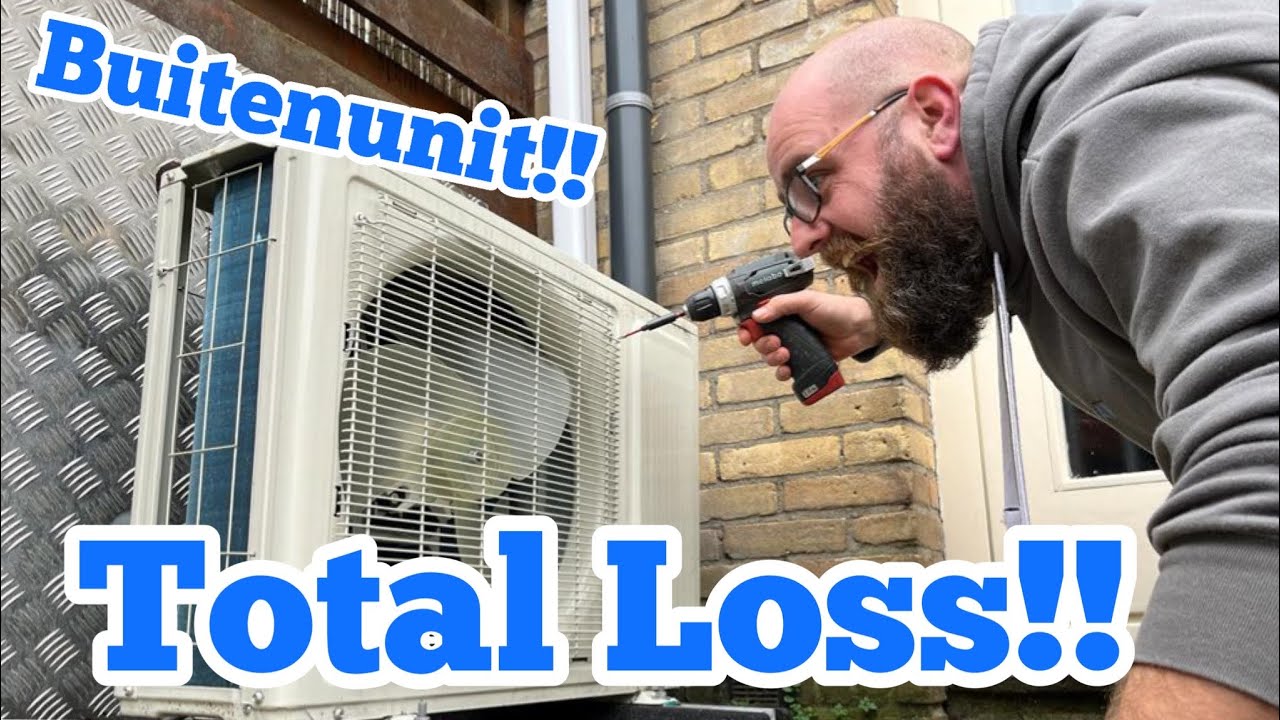Welke airco buitenunit haalt Freek nu weer uit elkaar!!!