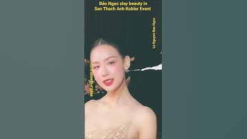 Thần thái kiêu sa cuốn hút của Hoa Hậu Bảo Ngọc tại Event Sàn Thạch Anh Kobler