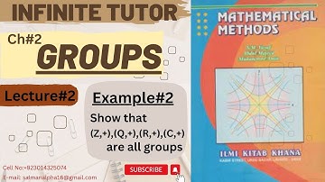 Ch#2 ||Group Theory|| Example#2|| Mathematical Method by SM Yusuf||BS Math B IV||BSc/ADP2 Math-B