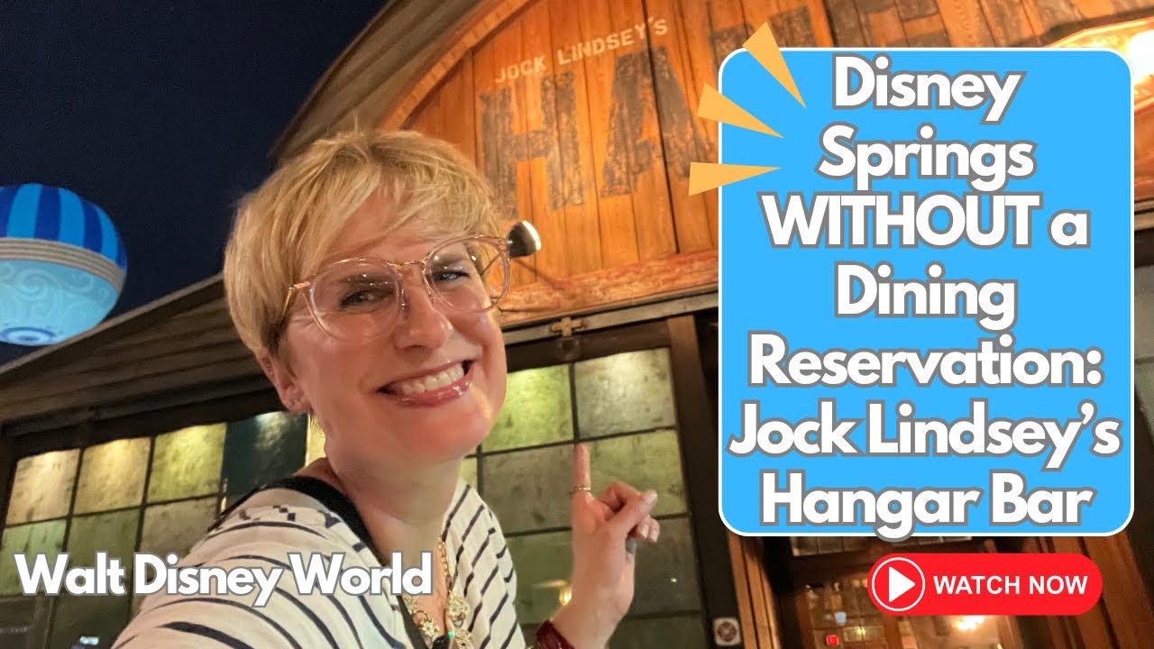 Disney Springs WITHOUT a Dining Reservation: Jock Lindsey's Hangar Bar | Walt Disney World