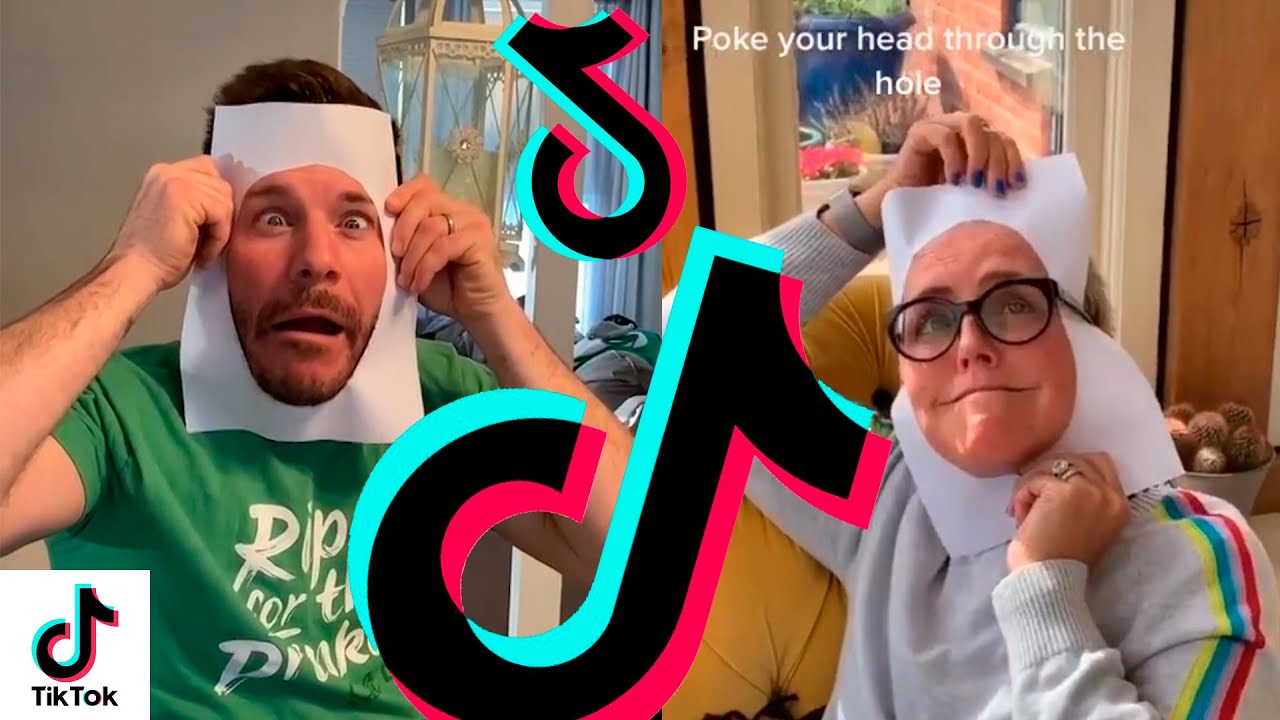 How to poke your head through the hole on the paper YouTube