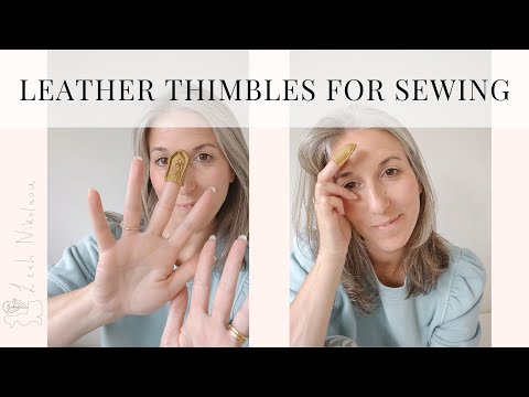Leather Thimbles for Sewing