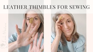 Leather Thimbles for Sewing