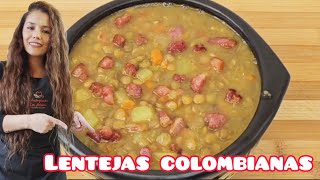 Cómo hacer las LENTEJAS MAS DELICIOSAS COLOMBIANAS Fáciles