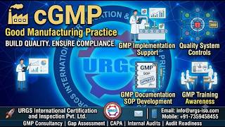 **cGMP – Good Manufacturing Practice | Strengthen Quality, Compliance & Manufacturing Excellence** **cGMP – Good Manufacturing Practice | Strengthen Quality, Compliance & Manufacturing Excellence**