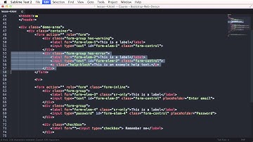 Bootstrap 3 for Web Design   3 3  Form Controls