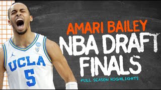 Amari Bailey Season Highlights Offense & Defense 2023 Nba Draft